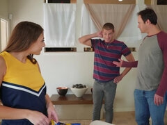 Cul, Pom pom girl, Seins naturels, Jupe, Chaussettes, Adolescente, Nénés, Uniforme