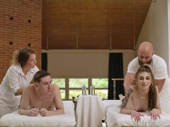 Anal, Grosse bite, Sucer une bite, Brunette brune, Tromperie, Papa, Doigter, Hd