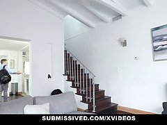 Sucer une bite, Bondage, Tir de sperme, Hard, Hd, Rugueux, Suçant, Attachée