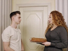 Gros seins, Sucer une bite, Cuisine, Chatte, Rousse roux, Russe, Rasée, Jarretelles