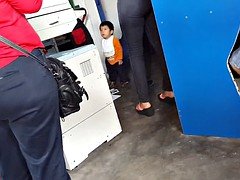 Leie, Erstaunlich, Jeans, Milf, Spanner