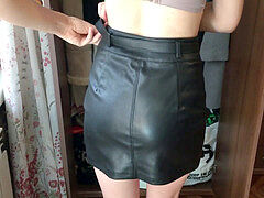 Leie, Spermaladung, Selbstgemacht, Leder, Zierlich, Muschi, Jungendliche (18+), Eng