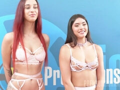 Shameless whore heart-stopping Bukkake video