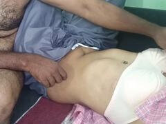 Dormitorio, Verga grande, Universidad, Indio, Maduro, Spandex, Tatuaje, Uniforme