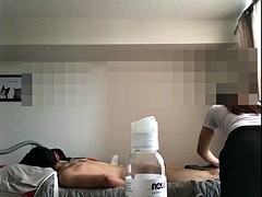 Married Latina Massage Lady slowly gives in to Monster Cock1