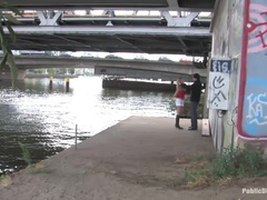 Blasen, Fesselspiele, Domination, Frau, Erniedrigung, Öffentlich, Bestrafung, Spanner