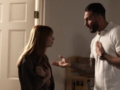 18 jaar, Kont, Slaapkamer, Hondjeshouding, Hd, Likken, Klein, Roodharige vrouw