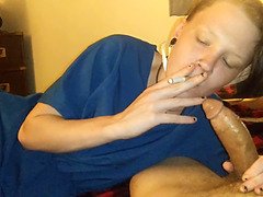 素人, デカチン, フェラチオ, 茶髪の, イマラチオ, Hd, フェラする, オッパイの