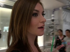 Amateur, Brunette brune, Exhib, Petite amie, Piercing, Rasée, Maigrichonne, Nénés