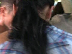 Rough Anal Fucking with a Teen Chick at the Farm