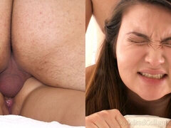 Gros cul, Grosse bite, Sucer une bite, En levrette, Seins naturels, Adolescente, Nénés, Jouets