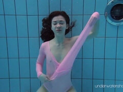 Nana, Tchèque, Femelle, Seins naturels, Public, Maillot de bain, Adolescente, Sous marin