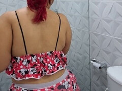 Cuarto de baño, Gorda, Verga grande, Gordita, Madres para coger, Mamá, Embarazada, Hijo