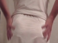 White slip. bra and panties