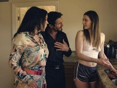 Минет, Брюнетки, Две девушки, Ласковые ручки, Лизание, Киски, Втроем, Сиськи