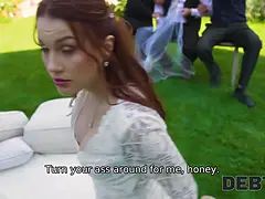 Debt4k. collecting the brides vulva