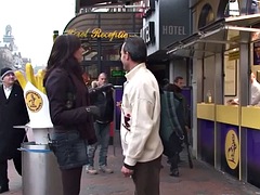 Real Amsterdam sucks client and gets pounded