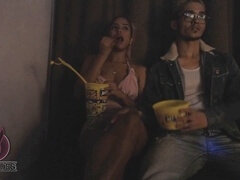 デカチン, フェラチオ, 映画, 口内発射, イく瞬間, アウトドア, 公共