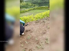 18, 素人, フェラチオ, 浮気者, 農場, 手コキする, インド人, ティーン