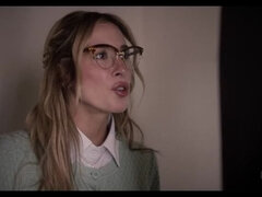 Blonde, Brunette brune, En gros plan de très près, Doigter, Lesbienne, Réalité, Jarretelles, Voyeur