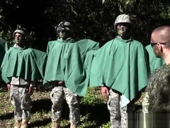 Leie, Armee, Schwul, Gruppe, Nackt, Orgie, Im freien, Uniform