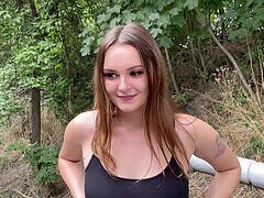 Grosser arsch, Blasen, Geld, Im freien, Öffentlich