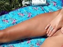 Russian wife in nature!