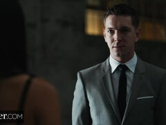 Anal, Brunette brune, Gorge profonde, Queue, Double pénétration, Hd, Chevaucher, Esclave