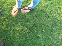 Culo, Bikini, Morena, Vestido, Masturbacion con pies, Latina, Pov, Coño