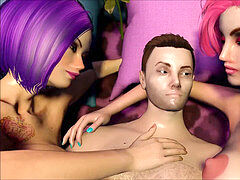 What is Futa Doing in the masculine douche and What Will Happen to Her