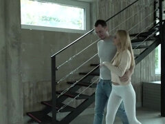 Lieveling, Blond, Pijpbeurt, Erotisch, Natuurlijk, Klein, Slikken, Plagen