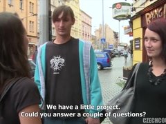Enthousiasteling, Sperma shot, Tsjechisch, Europees, Groep, Geld, Gezichtspunt, Tiener