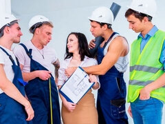 Большая жопа, Большой член, Минет, Брюнетки, Двойное проникновение, Групповуха, Короткая стрижка, Молоденькие