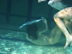 美女, ハードコア, レズビアン, 裸, アウトドア, ティーン, オッパイの, 水中