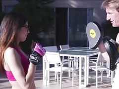 Immature Petite Latina Teenage Fucked By Trainer After Accident