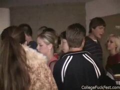 Jonge meid, Universiteit, Lul, Groepseks, Groep, Hd, Tiener, Bekijker