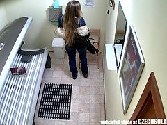 Amateur, Tchèque, Hd, Réalité, Solarium, Solo, Adolescente, Voyeur