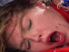 Anal, Rubia, Mamada, Grupo, Sexo duro, Esclavo, Tatuaje, Adolescente