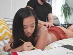 Mamada, Loco, Hija, Sexo duro, Orgasmo, Coño, Tetas, Mojado