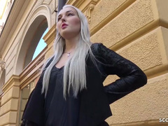 Tussi, Blondine, Studentin, Hochschule, Spermaladung, Deutsch, Hardcore, Hd