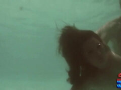Horny babe underwater sex incredible porn clip