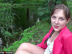 Gorda, Mamada, Gordita, Al aire libre, Coño, Chupando, Adolescente