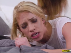 Chica, Dormitorio, Lamidas, Perforación, Coño, Realidad, Afeitado, Sorpresa