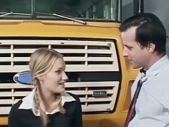 Anaal, Blond, Sperma in mond, Dubbele penetratie, Hardcore, Schoolmeisje, Tiener, Trio