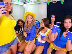 デカ尻, デカパイ, フェラチオ, バック, 手コキする, パーティ, オマンコ, ティーン