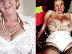 Gorda, Compilación, Abuelita, Enorme, Lencería, Maduro, Pezones, Nylon