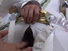 Gros seins, Mariée, Plantureuse, Fétiche, Japonaise, Masturbation, Seins naturels, Nénés