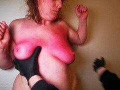 Domination, Extrem, Erniedrigung, Schmerz, Bestrafung, Patschen, Hintern versohlen, Titten