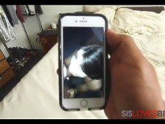 Chantage, Sucer une bite, Brunette brune, Hard, Orgasme, Maigrichonne, Avaler, Adolescente