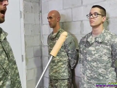 Military Gay Clip First Time Good Anal Training